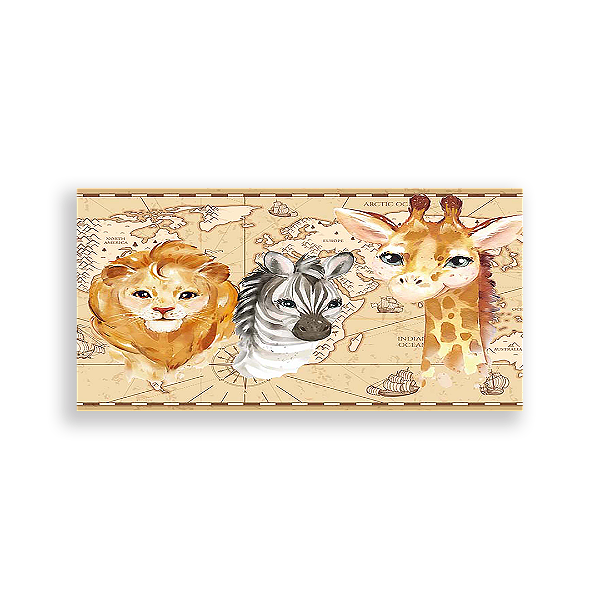 Painel Retangular - Safari - Sublimado 3D