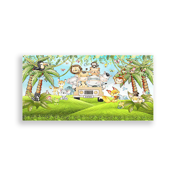 Painel Retangular - Safari - Sublimado 3D
