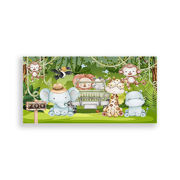 Painel Retangular - Safari - Sublimado 3D