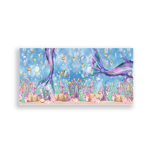 Painel Retangular - Sereias - Sublimado 3D