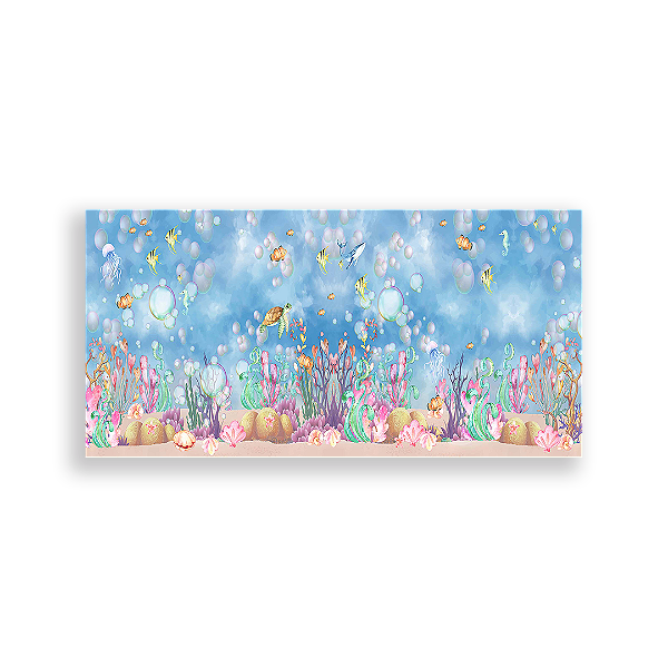 Painel Retangular - Sereias - Sublimado 3D