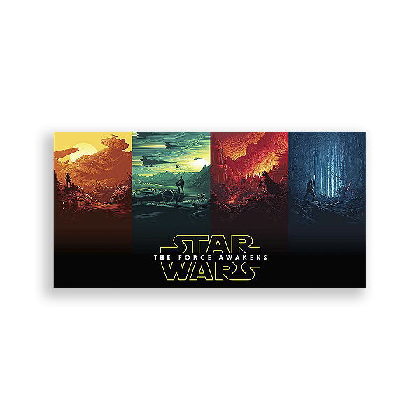 Painel Retangular - Star Wars - Sublimado 3D