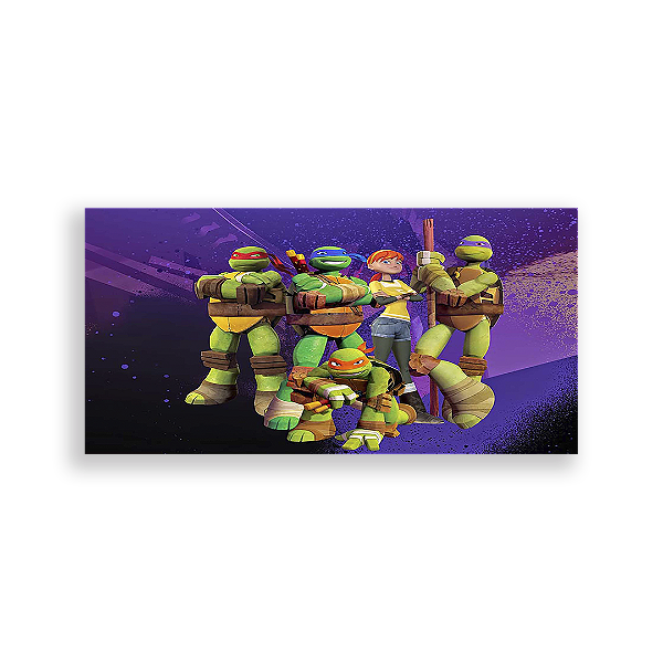 Painel Retangular - Tartarugas Ninja - Sublimado 3D
