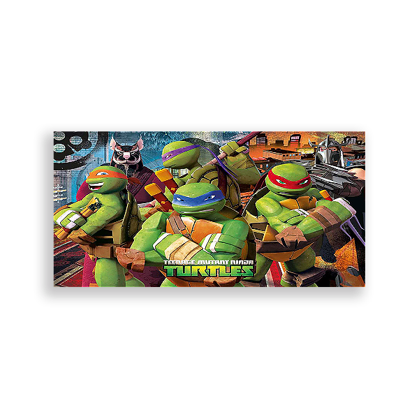 Painel Retangular - Tartarugas Ninja - Sublimado 3D