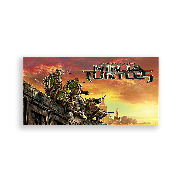 Painel Retangular - Tartarugas Ninja - Sublimado 3D