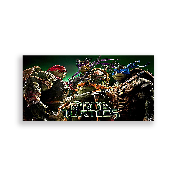 Painel Retangular - Tartarugas Ninja - Sublimado 3D