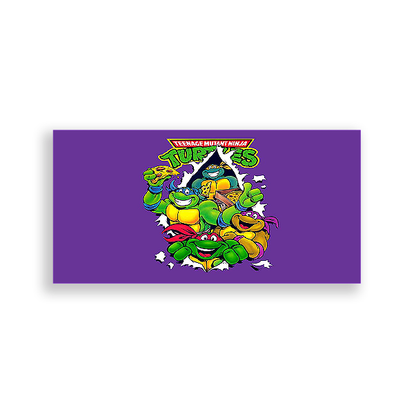 Painel Retangular - Tartarugas Ninja - Sublimado 3D