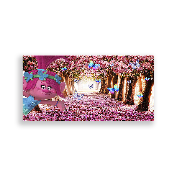 Painel Retangular - Trolls - Sublimado 3D