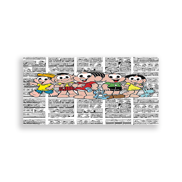 Painel Retangular - Turma Da Mônica - Sublimado 3D