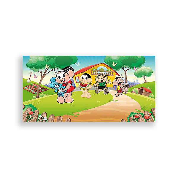 Painel Retangular - Turma Da Mõnica - Sublimado 3D