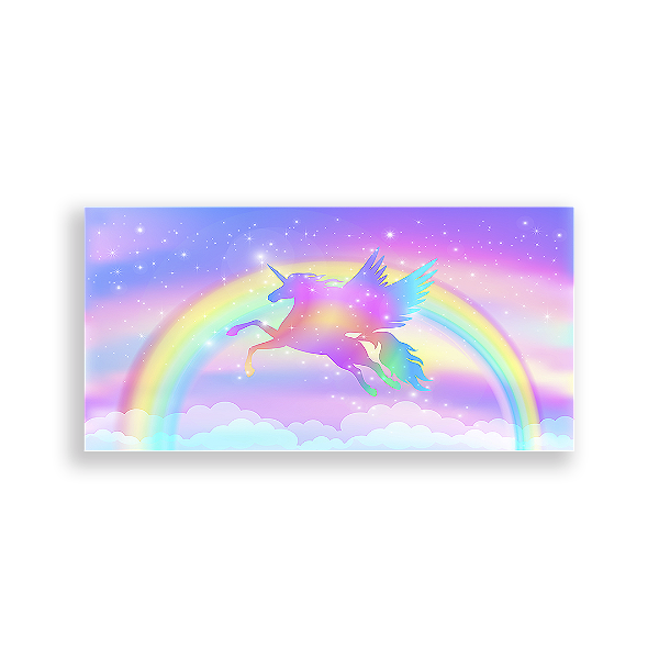 Painel Retangular - Unicórnio - Sublimado 3D