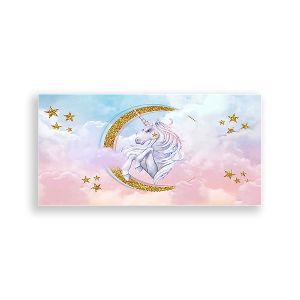 Painel Retangular - Unicórnio - Sublimado 3D