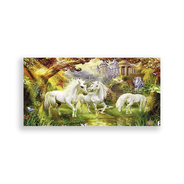 Painel Retangular - Unicórnio - Sublimado 3D