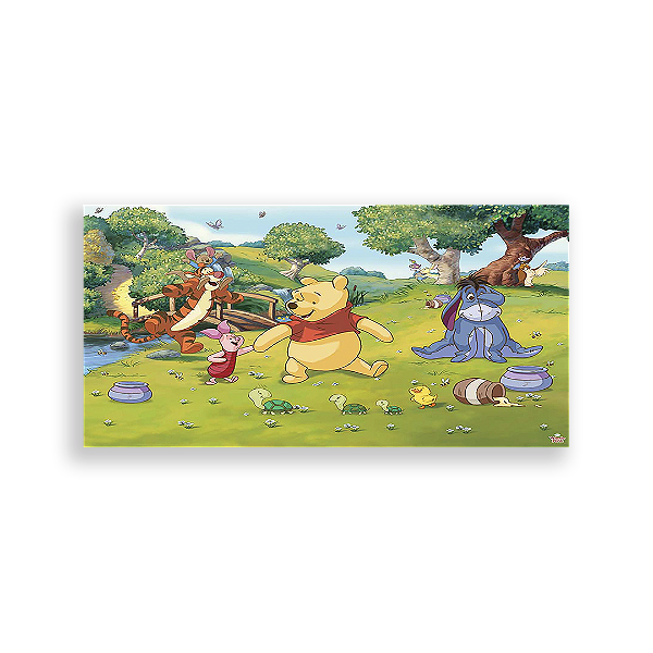 Painel Retangular - Ursinho Pooh - Sublimado 3D