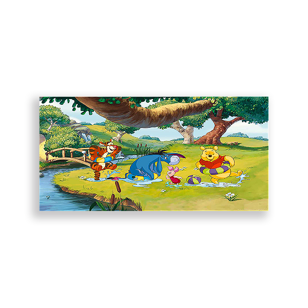 Painel Retangular - Ursinho Pooh - Sublimado 3D