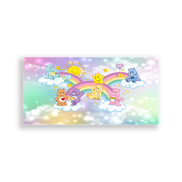 Painel Retangular - Ursinhos Carinhosos - Sublimado 3D