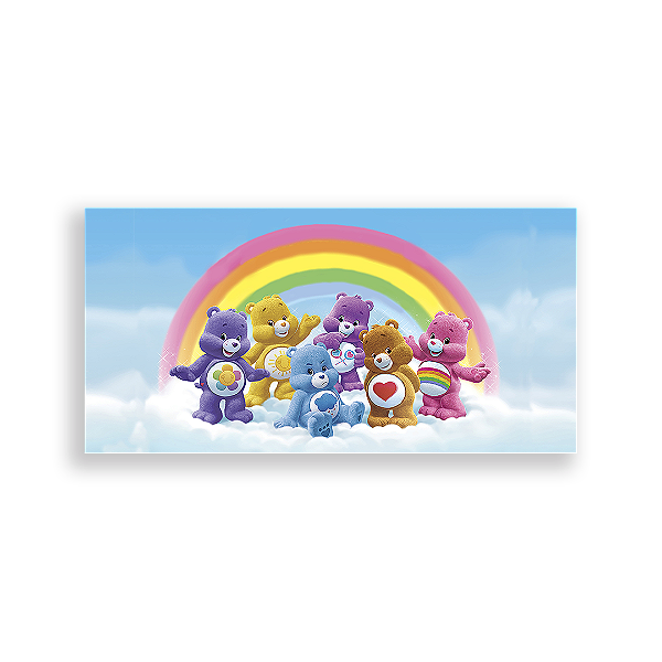 Painel Retangular - Ursinhos Carinhosos - Sublimado 3D