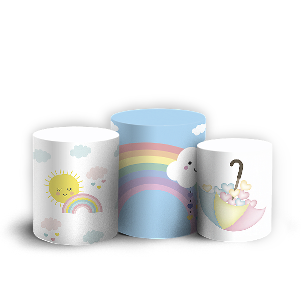 Trio Cilindro - Chuva De Amor - Sublimado 3D