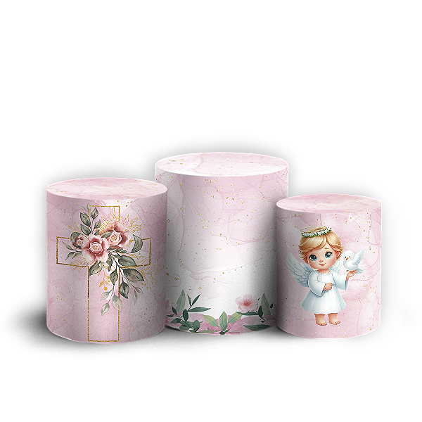 Trio Cilindro - Batizado - Sublimado 3D