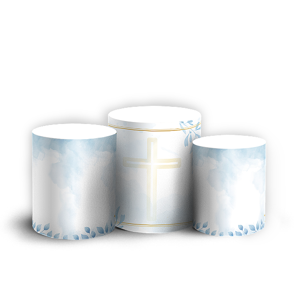 Trio Cilindro - Batizado - Sublimado 3D