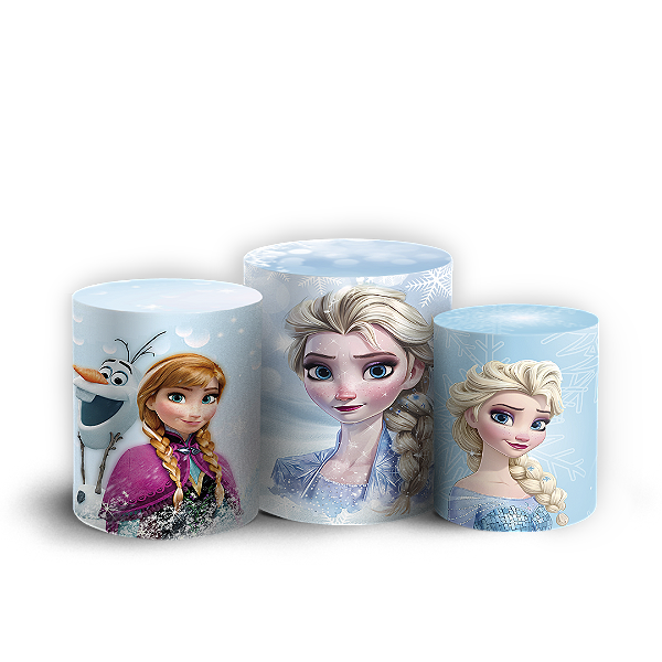 Trio Cilindro - Frozen - Sublimado 3D