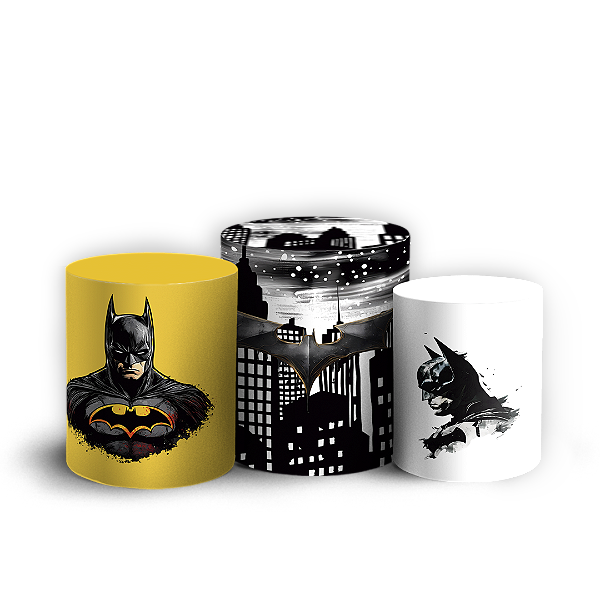 Trio Cilindro - Batman - Sublimado 3D