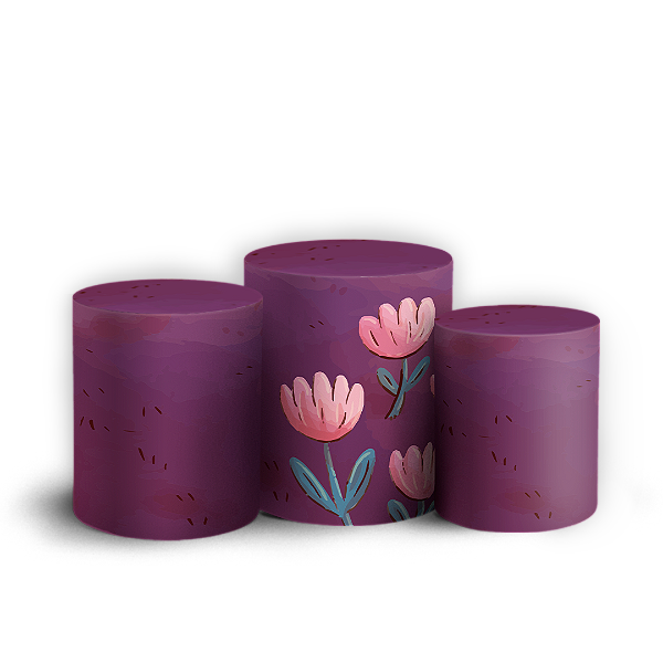 Trio Cilindro - Encantado - Sublimado 3D