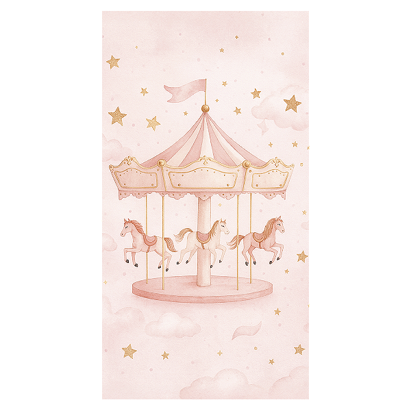 Faixa Lateral - Ursinho Bailarina - Sublimado 3D