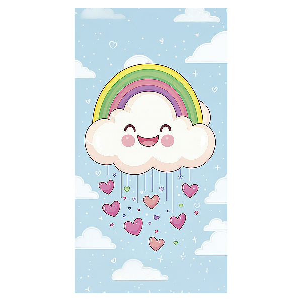 Faixa Lateral - Chuva De Amor - Sublimado 3D