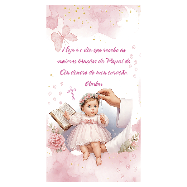 Faixa Lateral - Batizado - Sublimado 3D