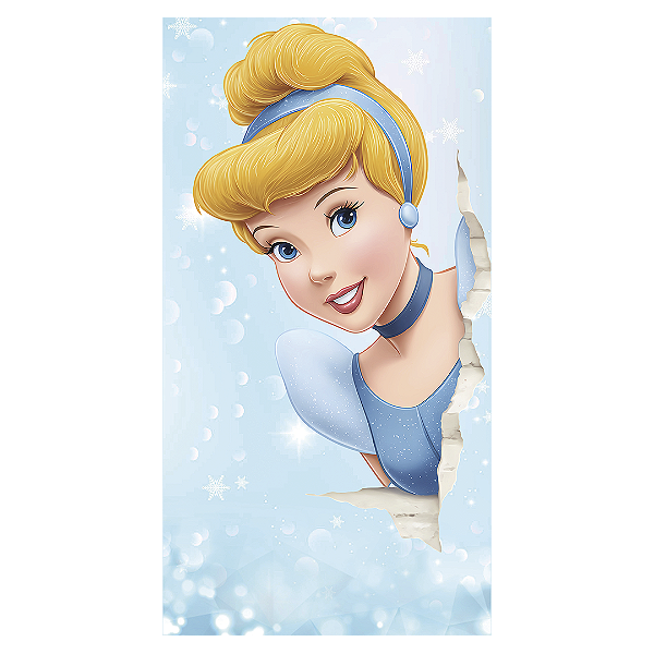 Faixa Lateral - Princesa Cinderela - Sublimado 3D