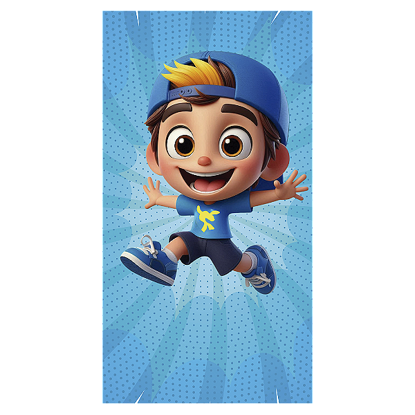 Faixa Lateral - Luccas Neto - Sublimado 3D