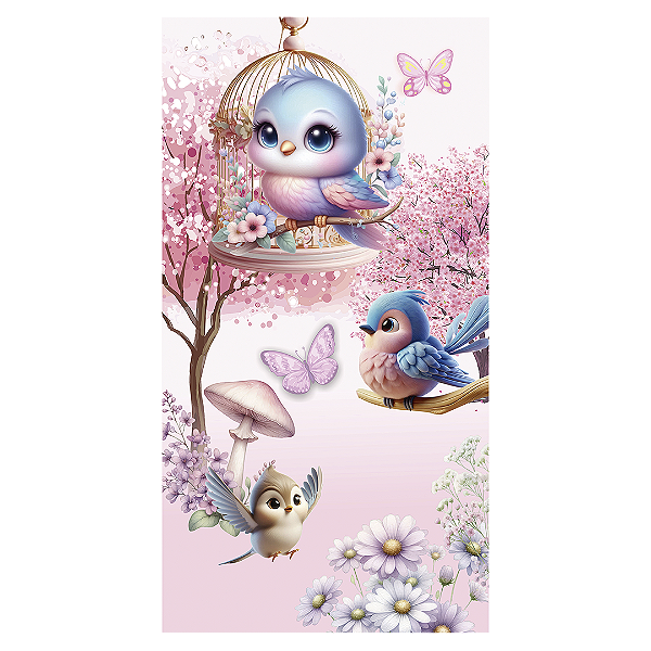 Faixa Lateral - Jardim - Sublimado 3D