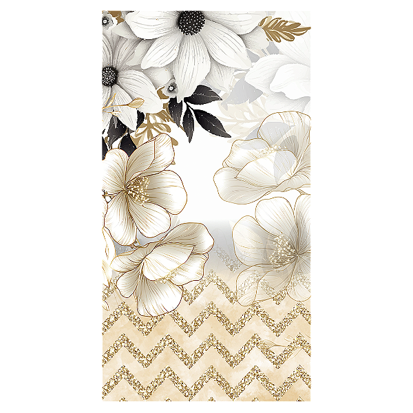 Faixa Lateral - Floral - Sublimado 3D