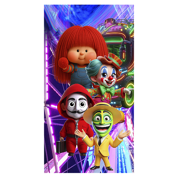 Faixa Lateral - Carreta Furacão - Sublimado 3D