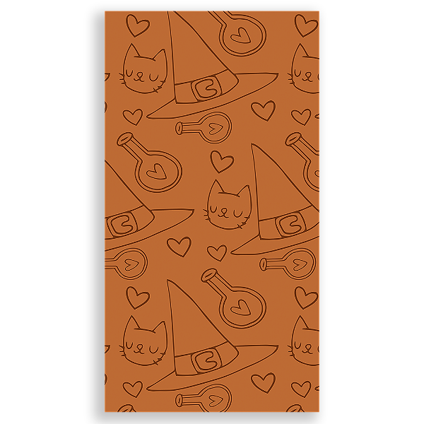 Faixa Lateral - Dia das Bruxas Halloween - Sublimado 3D