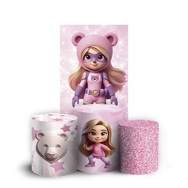 Faixa Lateral e Trio Cilindro Sublimado 3D Vest Facil - Os Aventureiros