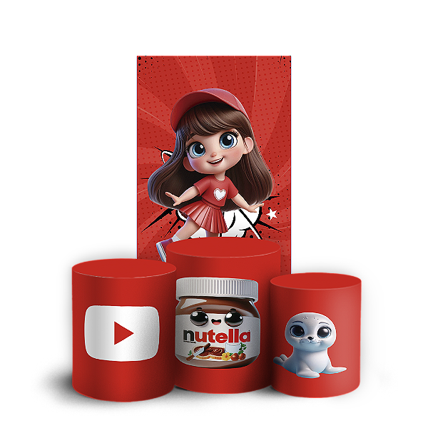 Faixa Lateral e Trio Cilindro Sublimado 3D Vest Facil - Os Aventureiros