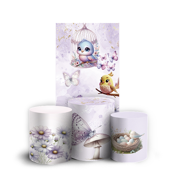 Faixa Lateral e Trio Cilindro Sublimado 3D Vest Facil - Jardim