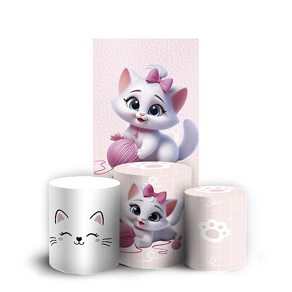 Faixa Lateral e Trio Cilindro Sublimado 3D Vest Facil - Gata Marie