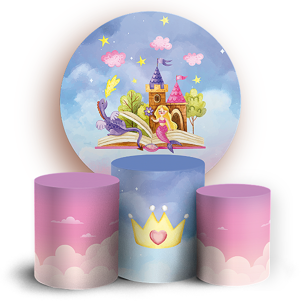 KIT Redondo e Trio - Encantado - Sublimado 3D