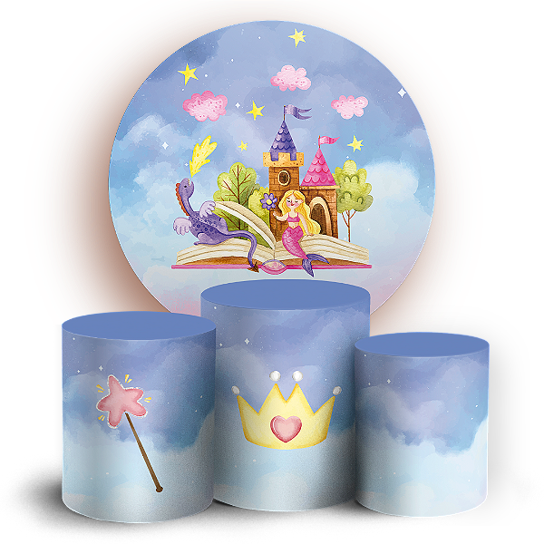 KIT Redondo e Trio - Encantado - Sublimado 3D