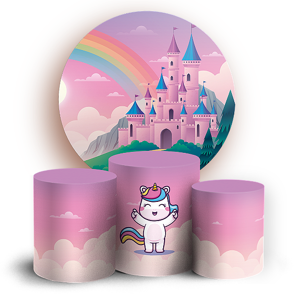 KIT Redondo e Trio - Encantado - Sublimado 3D