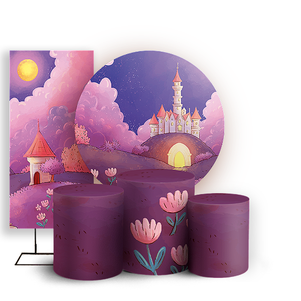 KIT Redondo Trio e Faixa - Encantado - Sublimado 3D