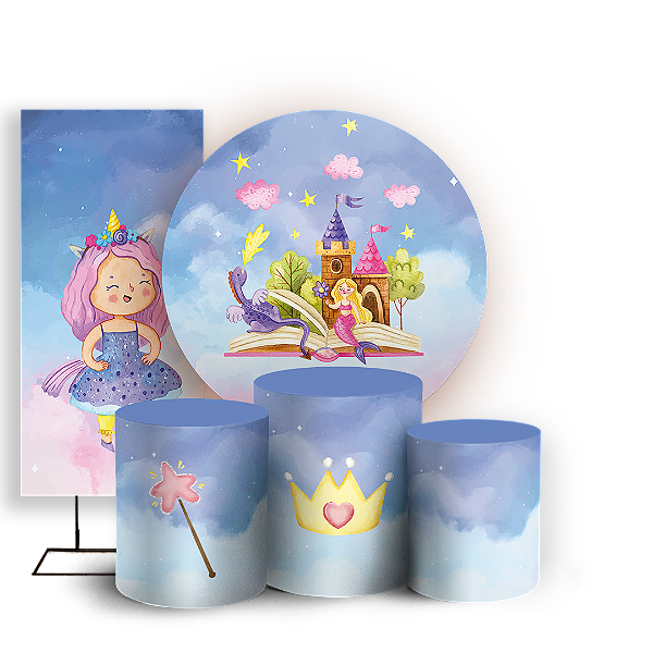 KIT Redondo Trio e Faixa - Encantado - Sublimado 3D