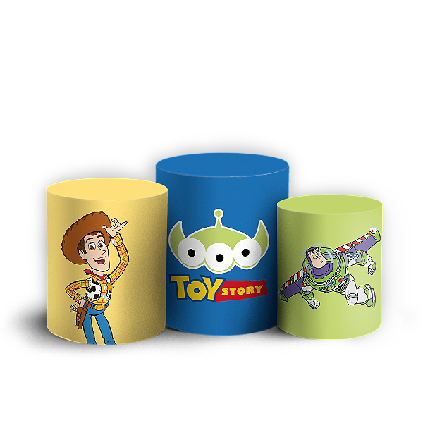 Trio Cilindro - Toy Story  - Sublimado 3D