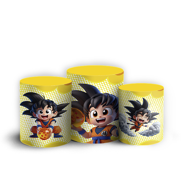 Trio Cilindro - Dragon Ball - Sublimado 3D