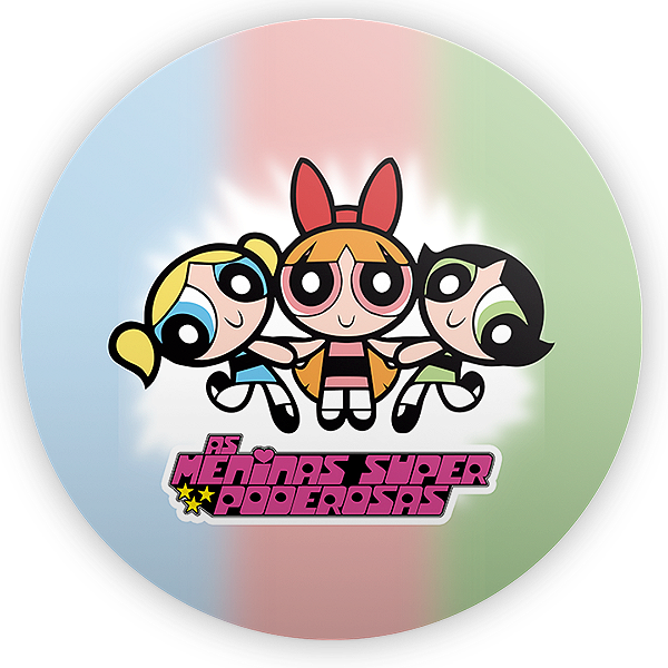 Mini Painel - As Meninas Super Poderosas  - Sublimado 3D