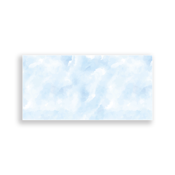 Painel Retangular - Nuvem -Vivi - Sublimado 3D