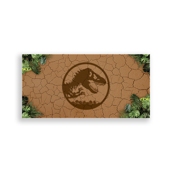 Painel Retangular - Dinossauro -Vivi - Sublimado 3D